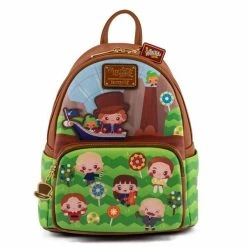 Loungefly WB Willy Wonka And The Chocolate Factory 50th Anniversary Mini Backpack