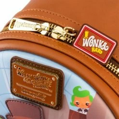 Loungefly WB Willy Wonka And The Chocolate Factory 50th Anniversary Mini Backpack 10 Loungefly WB Willy Wonka And The Chocolate Factory 50th Anniversary Mini Backpack