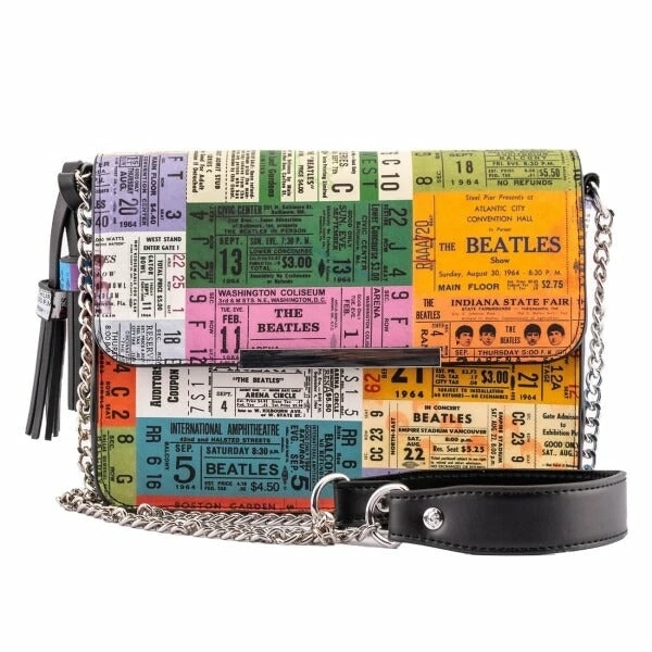 Loungefly The Beatles Ticket Stubs Crossbody Loungefly In Stock 1 Loungefly The Beatles Ticket Stubs Crossbody Loungefly In Stock