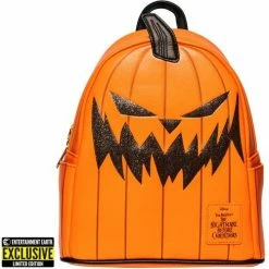 Loungefly Disney Nightmare Before Christmas Jack Skellington Pumpkin King Mini-Backpack - Entertainment Earth Exclusive ***PRE-ORDER***