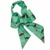 Faire Johanna Parker X Lipstick & Chrome Teal Vintage Lights Skinny Scarf