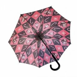 Faire Johanna Parker X Lipstick & Chrome Frosty Pink Snowman Umbrella 13 Faire Johanna Parker X Lipstick & Chrome Frosty Pink Snowman Umbrella