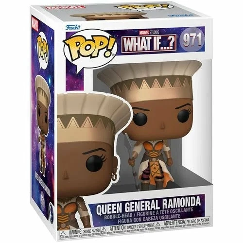 Entertainment Earth Funko Pop! Marvel's What If Queen General Ramonda Vinyl Figure #971 Disney 2 Entertainment Earth Funko Pop! Marvel's What If Queen General Ramonda Vinyl Figure #971 Disney