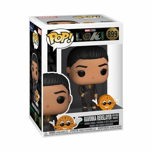 Entertainment Earth Funko Pop! Marvel Loki Series Ravonna Renslayer With Miss Minutes Vinyl Figure #899 3 Entertainment Earth Funko Pop! Marvel Loki Series Ravonna Renslayer With Miss Minutes Vinyl Figure #899