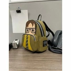 Loungefly The Office Dwight Schrute Pop! Mini-Backpack - Entertainment Earth Exclusive