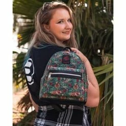 Loungefly In Stock Loungefly Universal Jurassic Park Dinosaur Jungle Mini-Backpack - Entertainment Earth Exclusive