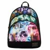 Loungefly Harry Potter Trilogy Triple Pocket Mini Backpack Loungefly In Stock