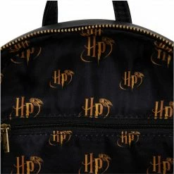 Loungefly Harry Potter Trilogy Triple Pocket Mini Backpack Loungefly In Stock