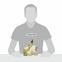 Enesco Disney Traditions White Woodland Tiana W/ Louie By Jim Shore