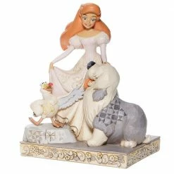 Enesco Disney Traditions White Woodland Ariel By Jim Shore 7 Enesco Disney Traditions White Woodland Ariel By Jim Shore