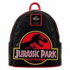 Loungefly In Stock Loungefly Universal Jurassic Park Logo Mini Backpack