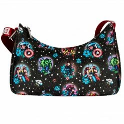 Loungefly Marvel Avengers Floral Tattoo Shoulder Bag
