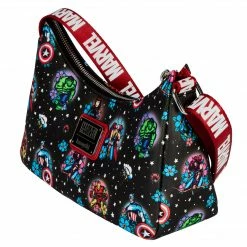 Loungefly Marvel Avengers Floral Tattoo Shoulder Bag