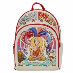 Loungefly In Stock Loungefly Avatar Aang Glow-in-the-Dark Meditation Mini Backpack