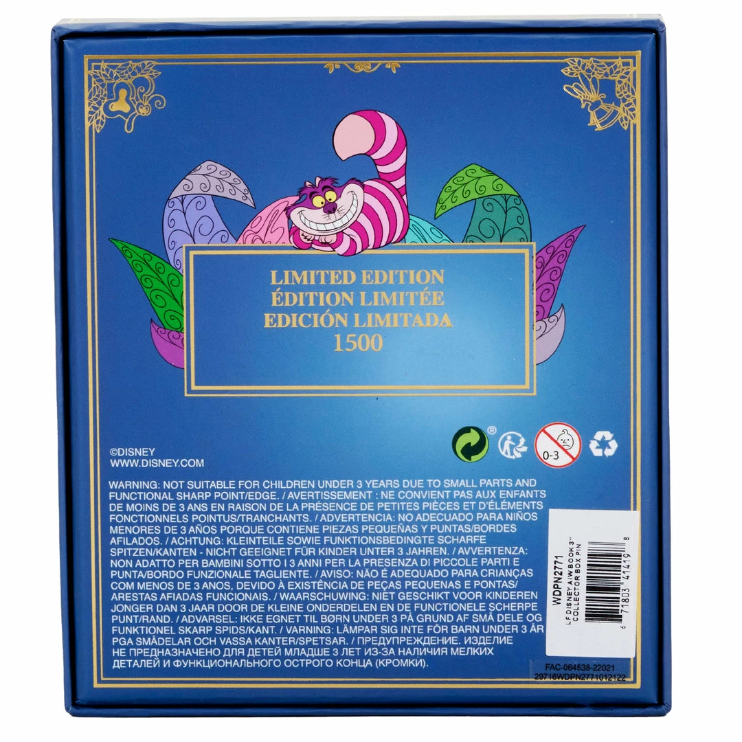 Loungefly Disney Alice In Wonderland 3" Collector Box Pin ***PRE-ORDER*** 7 Loungefly Disney Alice In Wonderland 3" Collector Box Pin ***PRE-ORDER***