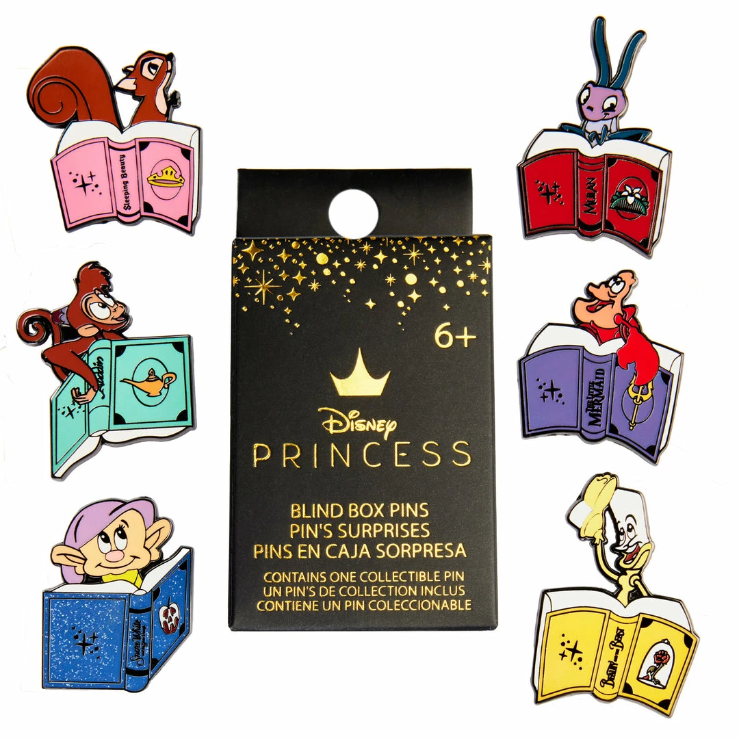 Loungefly In Stock Loungefly Disney Princess Books Blind Box Pins 1 Loungefly In Stock Loungefly Disney Princess Books Blind Box Pins