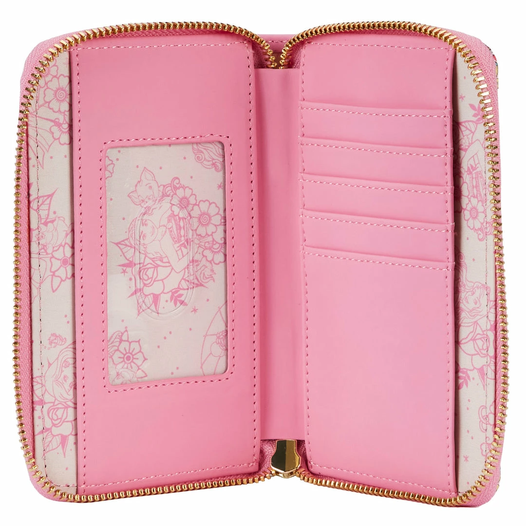 Loungefly In Stock Loungefly Disney Princess Tattoo AOP Ziparound Wallet 3 Loungefly In Stock Loungefly Disney Princess Tattoo AOP Ziparound Wallet